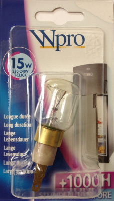 Fridge Freezer Lamp T Click 15w 240v Bulb