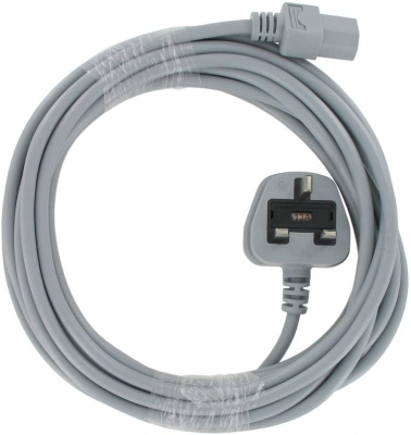 Cable Plug Flex 7-metre 1-mm 2-code grey colour Europlug