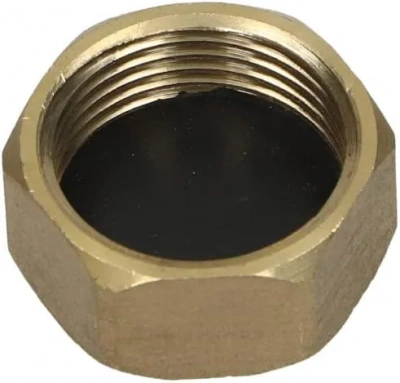 Universal 3/4 Inch End of the Line Tap Compression Blanking Cover Cap Nut