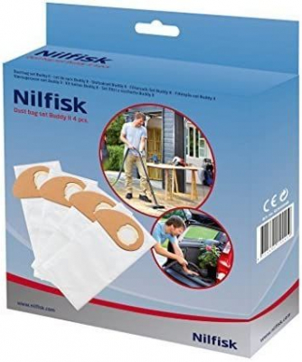 Nilfisk Dust Bags for Buddy II Wet and Dry Vacuum Cleaner