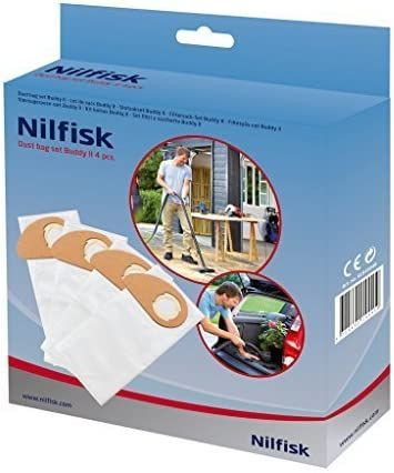 Nilfisk Dust Bags for Buddy II Wet and Dry Vacuum Cleaner - Kenco Spares