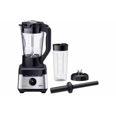 Braun PowerBlend 7 Jug Blender Black and Steel 